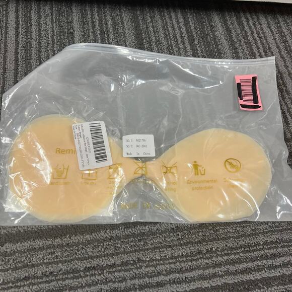 BRABIC Plunge Strapless Sticky Push Up Bra Backless Adhesive Invisible, size L - Picture 4 of 6